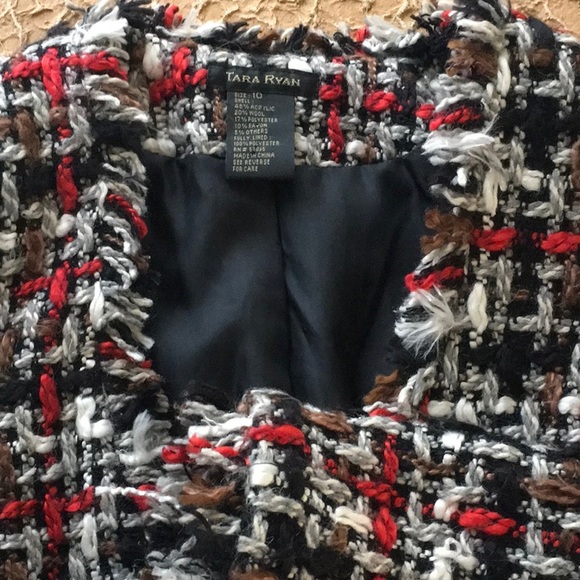 NWOT Tara Ryan Multi-Color Knitted Jacket Blazer - Picture 8 of 8